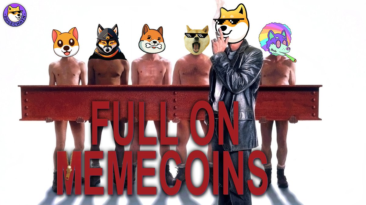 FULL ON MEMECOINS.
No pants. No fear. Just pure $DOGE energy 🐶⚡

<a href="/ChewySwap/">Chewy</a> growlin’, <a href="/KenshiDoge/">Kenshi Ðoge</a> vibin’, <a href="/omnomtoken/">OMNOM</a> munchin’, <a href="/DruggedHuskies/">The Drugged Huskies | $TDH</a> high as ever 😵‍💫

And Dogechain? Standing tall, leading the pack 🐾

#Dogechain $DC 
$Kenshi $Omnom $TDH $Chewy