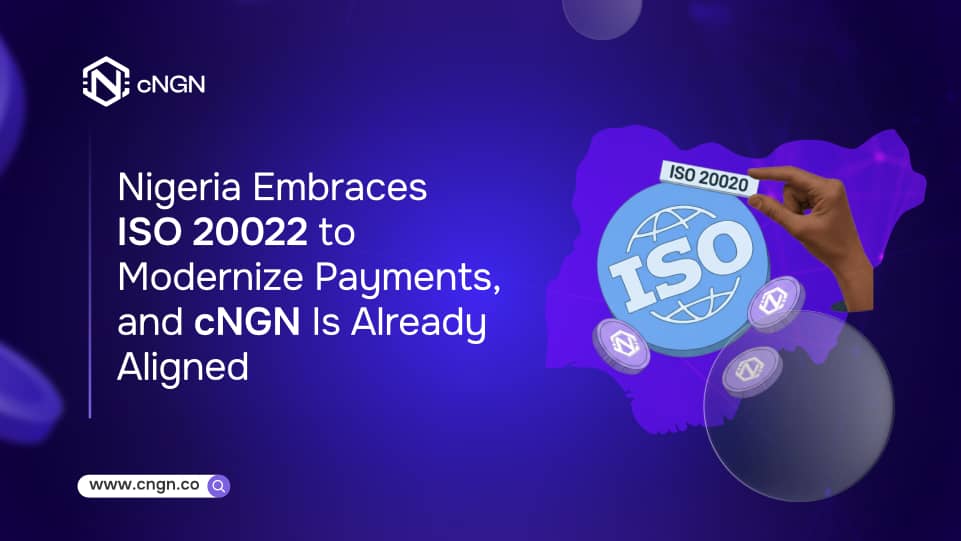 cngn_co's tweet image. Nigeria’s payments are getting smarter. 

With the CBN’s ISO 20022 deadline set for October 31, 2025, banks and fintechs are modernizing fast; and cNGN is already built to plug right in. 

Read more: medium.com/@cngn_co/niger…