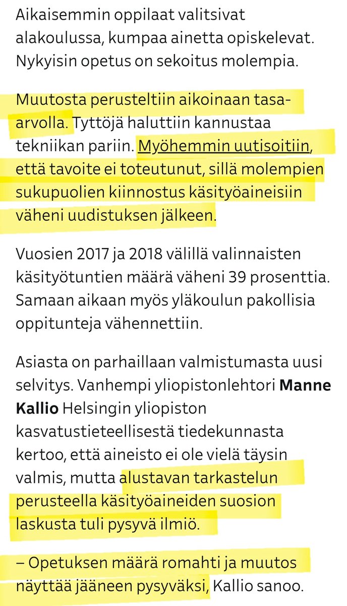 smlmkl's tweet image. Kuka kusipää paskoi suomalaisen koulun? Kaltaiselleni lapsuuden tekniikantohtorille teknisen työn tunnit oli koulussa pelastus ja kannustin teknisille aloille. Sain käyttää pöytäsirkkeliäkin yksin ja nykyään ei tunneta rullamittaa tai osata imuroida? Suomi elää vain tekniikalla.