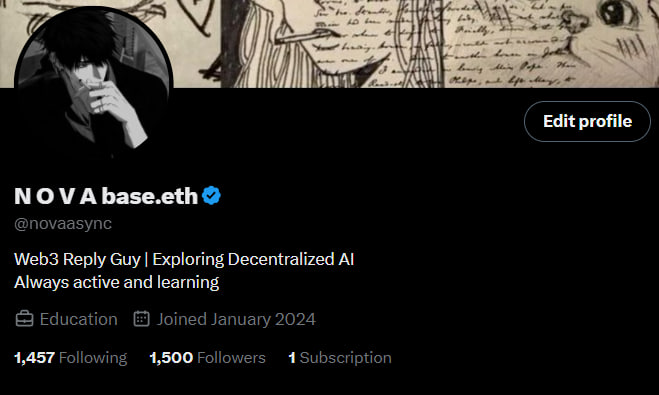 novaasync's tweet image. Gm to my 1500 fam ☀️

Just achieve this milestone today 

I&apos;m grateful for every single one of you who&apos;s been part of this journey 🙌

Recently I connected with around 500+ amazing @zama_fhe creators and learned so much from the community.

Only 2 days left for Season 3 now…