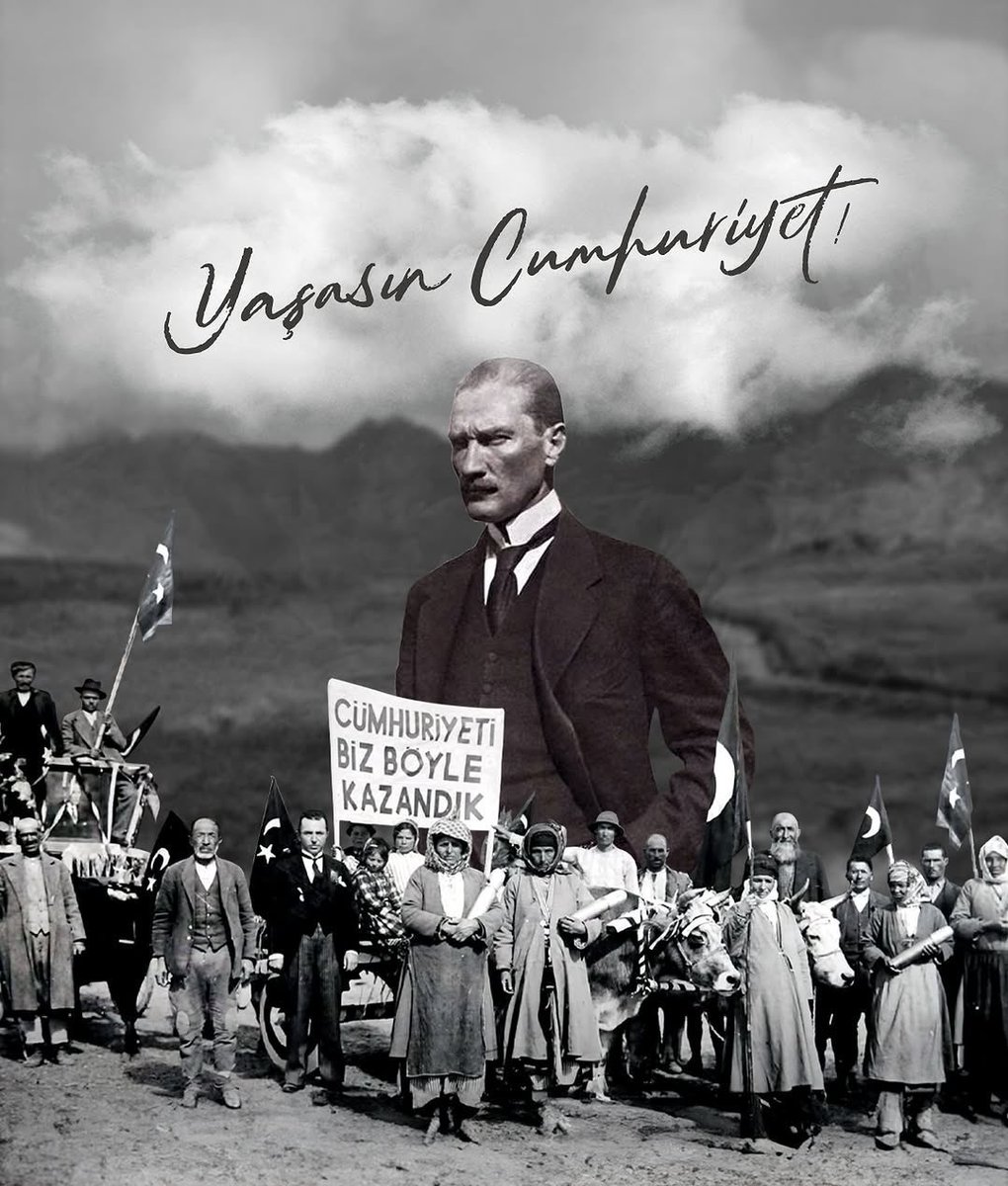 "Cumhuriyet, fikri hür, vicdanı hür, irfanı hür nesiller ister" - Mustafa Kemal Atatürk

Saygı ve minnetle, 29 ekim cumhuriyet bayramımız kutlu olsun❤️🇹🇷