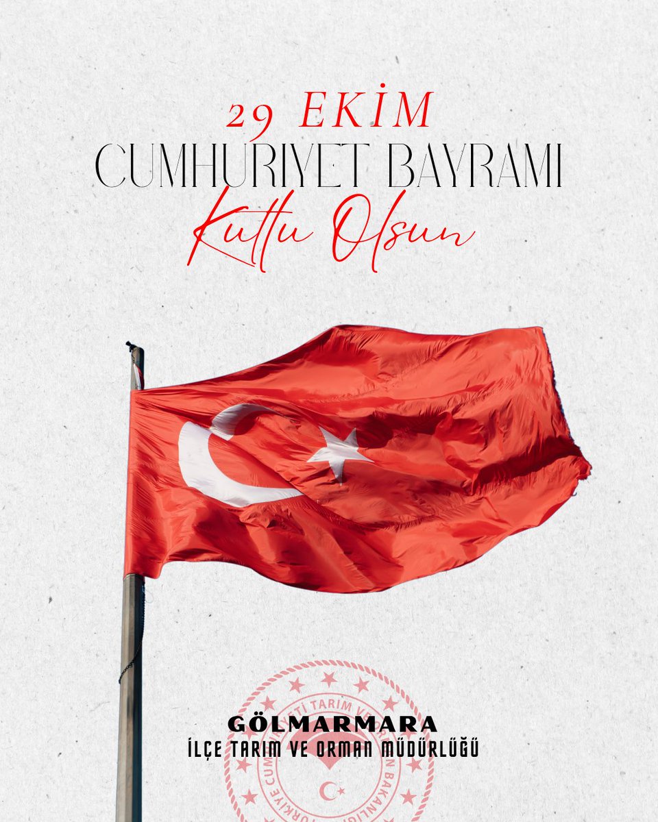 29 Ekim Cumhuriyet Bayramınızı Kutlarız 🇹🇷🇹🇷