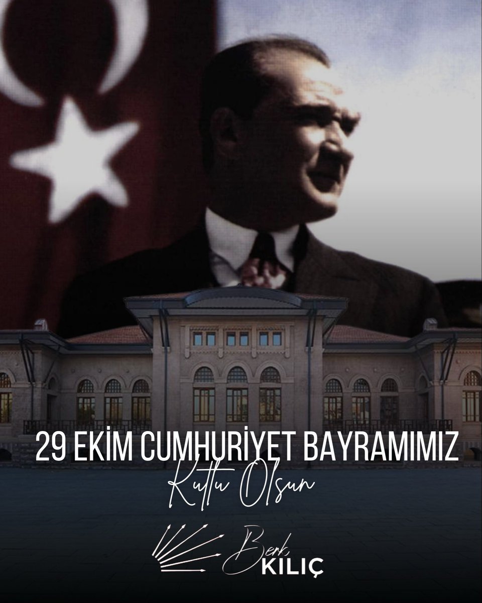 🇹🇷 Ulu Önderimiz Gazi Mustafa Kemal Atatürk'ün yolunda, eşit ve özgür bir Türkiye için yürümeye devam ediyoruz.

Bu topraklarda umut bitmeyecek, Cumhuriyet sonsuza dek yaşayacak.

Yaşasın Cumhuriyet!