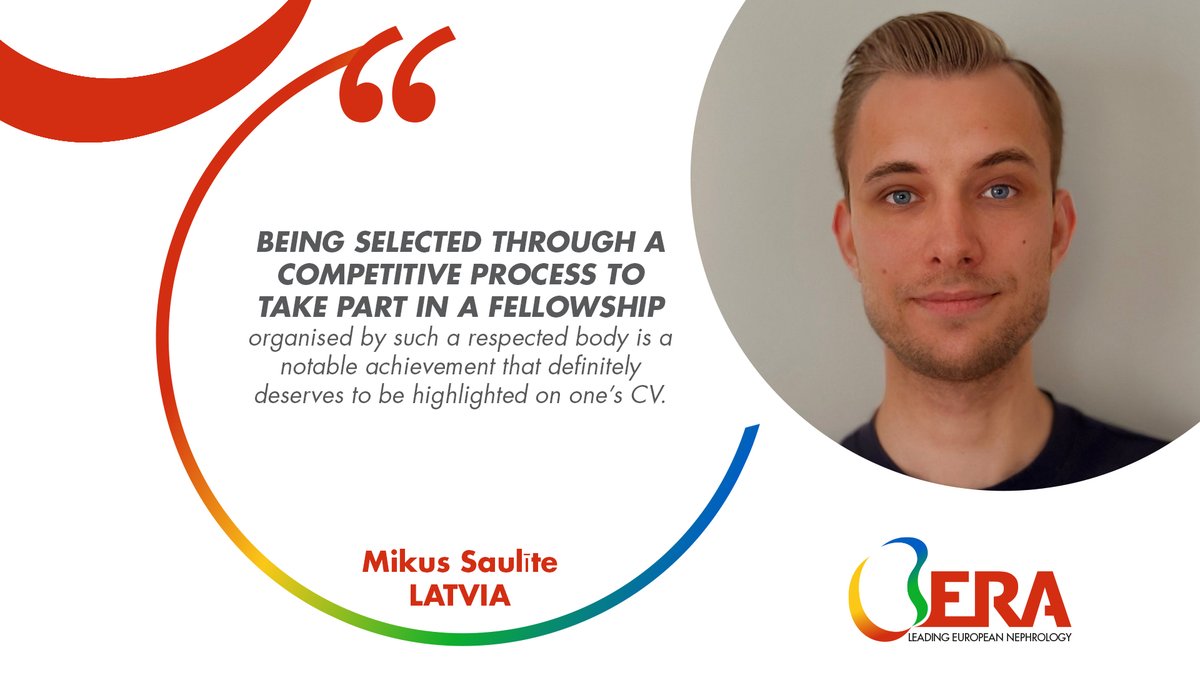 🌟 Today's "Members' Stories" features Mikus Saulīte, Former Fellow at the Hospital Clínico de Barcelona, Spain.
🏆 Mikus shares how the ERA Fellowship helps broaden knowledge and enhance clinical skills.
📖 Read more 👉 bit.ly/4oBx8gm