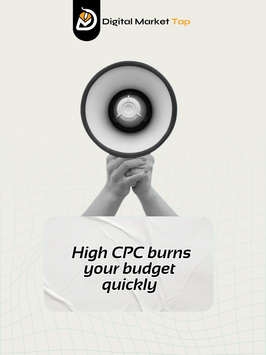 DmtWebservices's tweet image. Ad clicks draining your budget? 💸
High CPC doesn’t have to mean low ROI.

We use smart bidding + laser-focused targeting to bring costs down and results up. 📈

Spend less, earn more — let’s get your ads working smarter today!
.
#DigitalMarketing #AdStrategy #LowerCPC #SmartAds