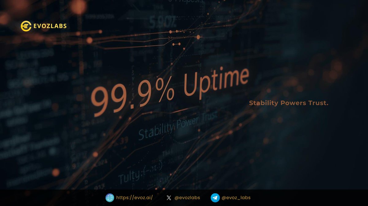 evozlabs's tweet image. High performance isn’t optional — it’s the foundation of trust. Validators who run stable nodes keep EVOZ running at light speed.

#EVOZChain #EVOZValidator
