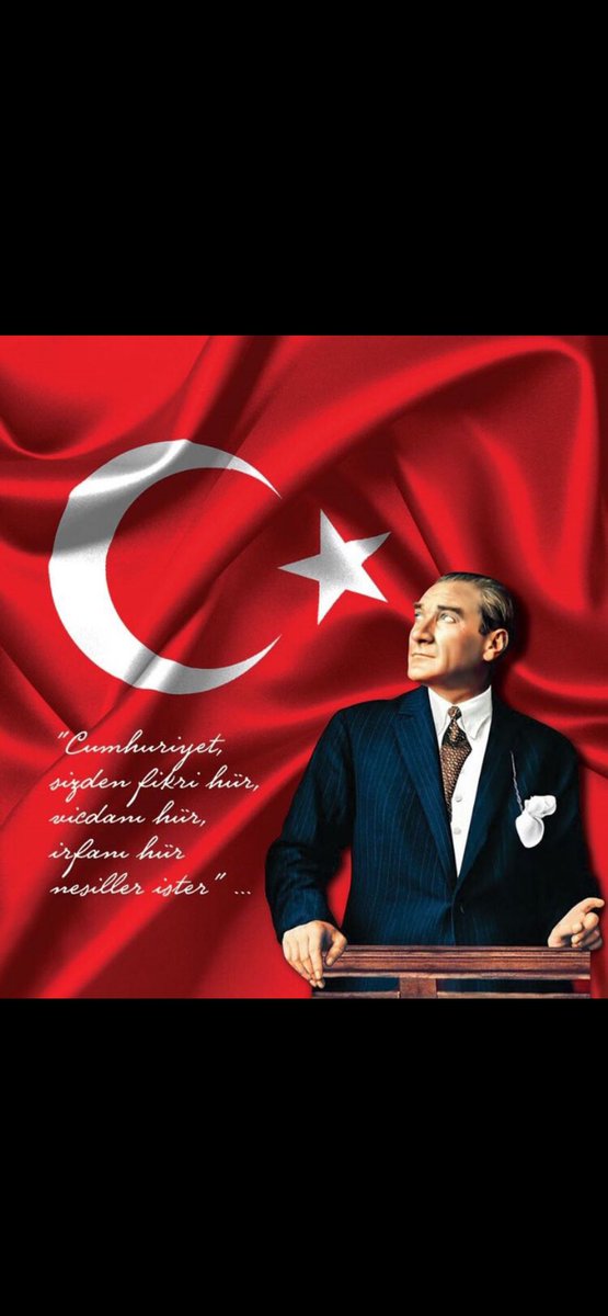 scavakli's tweet photo. 29 Ekim Cumhuriyet Bayramı'mız kutlu olsun! Başbuğ'umuzun "Egemenlik kayıtsız şartsız milletindir" ilkesiyle kurduğu Cumhuriyet, bağımsızlığın, özgürlüğün ve çağdaşlığın simgesidir. https://t.co/3qslfipV0c