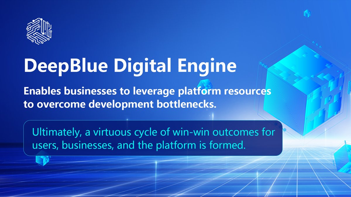 DeepBlueDifvt's tweet photo. DeepBlue Data Engine enables digital finance to truly serve the development of the real economy. https://t.co/dw6Ple0AkX