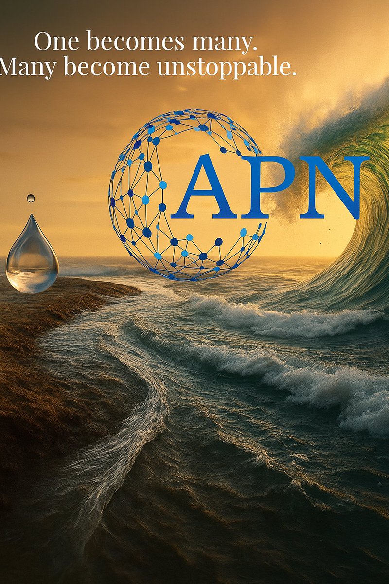Mickey81445616's tweet photo. 🌊 "One becomes many. Many become unstoppable." 💧
In a world where collaboration creates waves, unity is the real power.
A single drop may sparkle, but together — we move oceans. 🌍✨
#APN #APNCommunity #BuildWithAPN https://t.co/b1OIOaXzVI