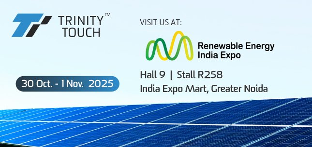 TrinityTouch's tweet image. 🌱 We’re all set for #RenewableEnergyIndia Expo 2025!

Join @TrinityTouch at Hall 9 | Stall R258, @IndiaExpoCentre, Greater Noida.

Discover our latest #Solar &amp;amp; #RenewableSolutions built for a smarter, greener future. ⚡💡

#REI2025 @REIndiaExpo #SolarSolutions #Sustainability