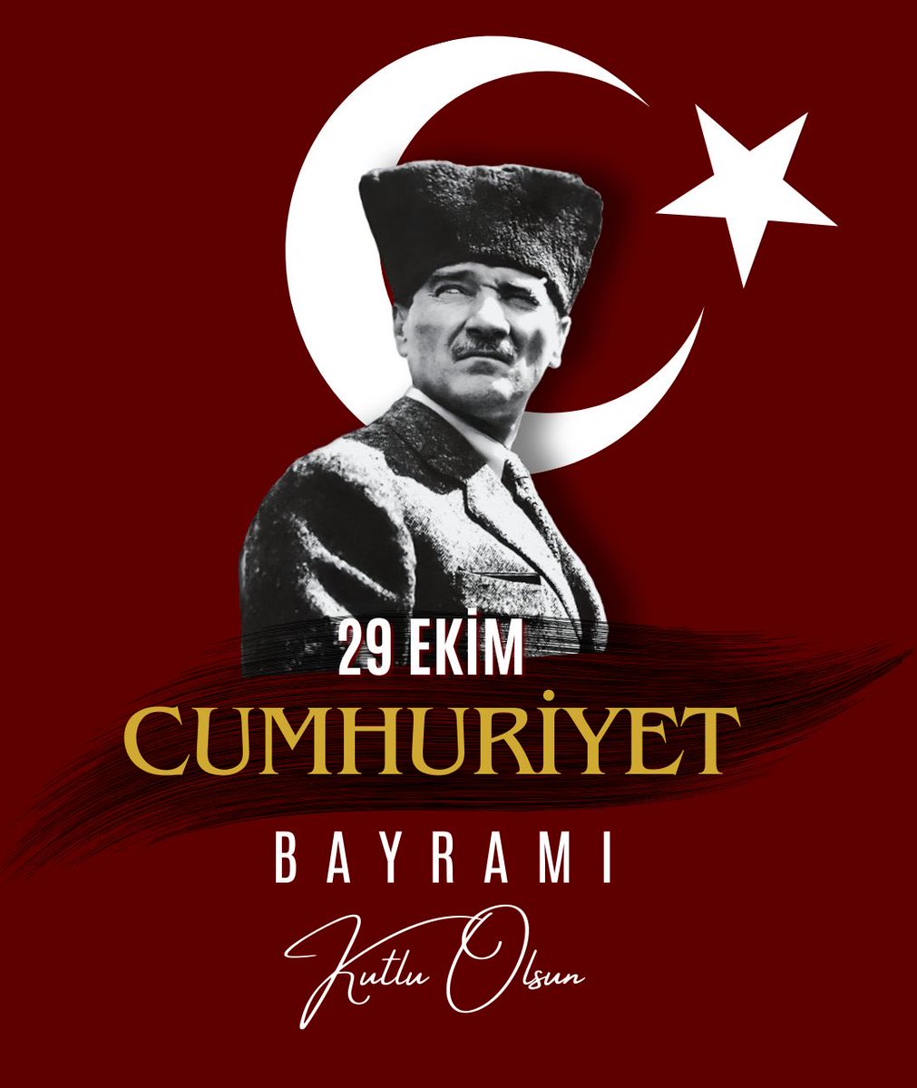 🇹🇷 29 Ekim Cumhuriyet Bayramımız Kutlu Olsun!
Atatürk’ün açtığı yolda; özgürlük, eşitlik ve çağdaş yarınlar için çalışıyoruz.
Bilimle, akılla ve birlikle geleceğe!
Yaşasın Cumhuriyet! ✨