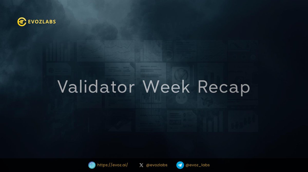 evozlabs's tweet image. This week on EVOZ Validator Week:
▪️ What validators do
▪️ PoSTA explained
▪️ Trust &amp;amp; reputation
▪️ Infrastructure essentialsThe evolution of validation begins with knowledge.
#EVOZValidator #EVOZChain