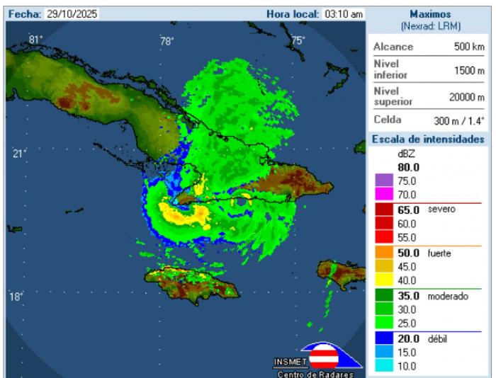El fuerte #HuracánMelissa ya tocó tierra por la provincia de Santiago de Cuba. Hemos estado al tanto todo el tiempo de las medidas adoptadas en cada territorio. Nos quedan aún horas difíciles. Es preciso continuar actuando con disciplina y responsabilidad. ¡Fuerza Cuba!