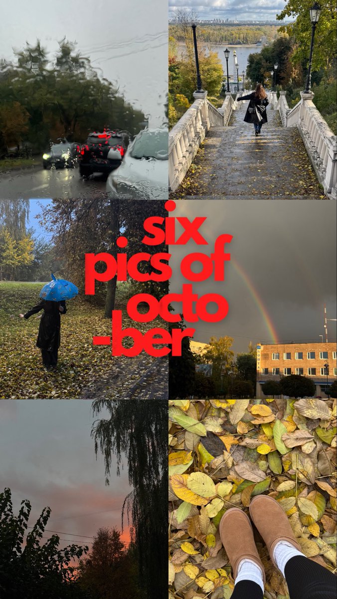 Good morning ☀️ 
I'll be honest, I'm not a big fan of autumn, but this rainy October has really inspired me. It's very gloomy, cold, and sad, but at the same time incredibly beautiful. 🍂