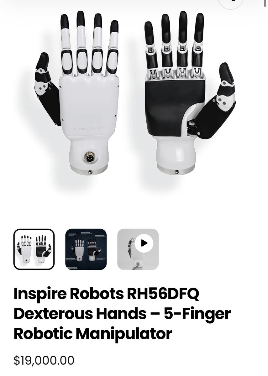 To put in perspective how great a price the 1x Neo is. A 5 finger robot  hand commonly used by devs (inspire) costs $20K for just the two hands. No  robot. This