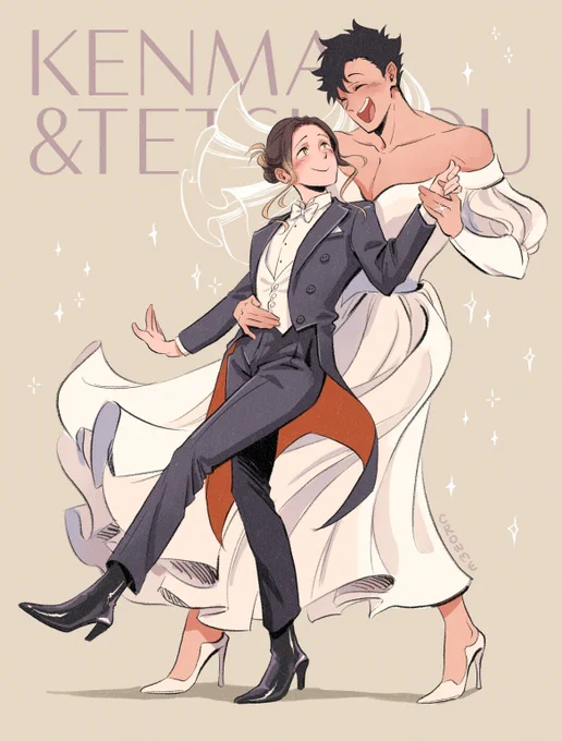 Kuroo: Kenma Kenma look! This wedding dress is so gorgeous!! Kenma: Ew... No way I'm wearing that Kuroo: Who said you have to wear it? #haikyuu #kuroken