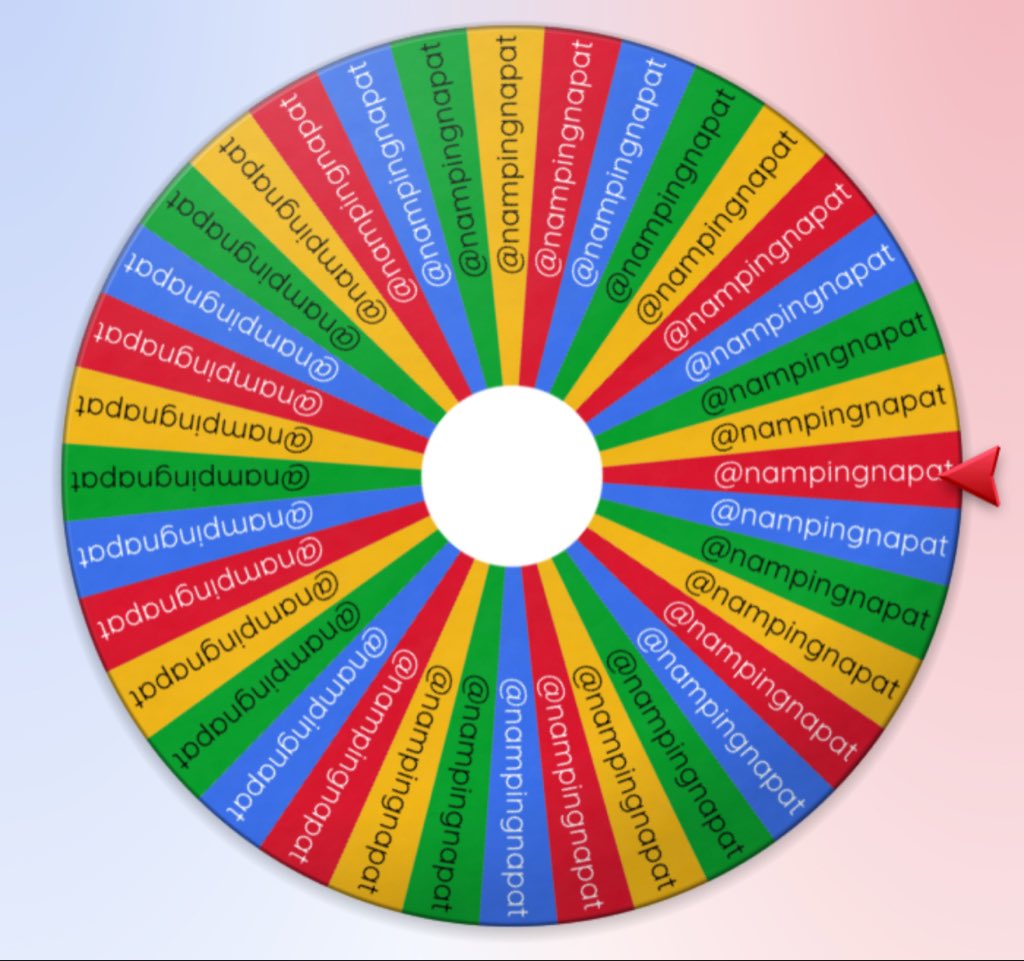 วงล้อสุ่มหะยิ๊ด บีไล้ : 

#VoteforNAMPING