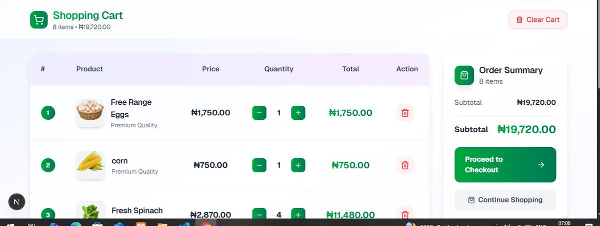 GM!
Yesterday I got bored and said, “well f**k it, I’m adding a feature to my ecommerce app no one asked for.” Ended up moving my cart to the backend. Struggled a bit, but finally wrapped it up this morning.
It’s the kind of feature most people won’t even notice, but it makes you