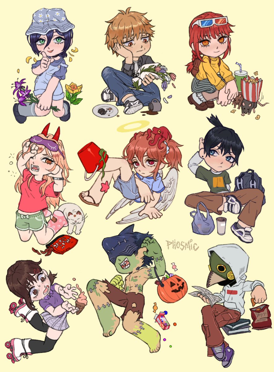 no one looks like they're going to the same place...
#chainsawman