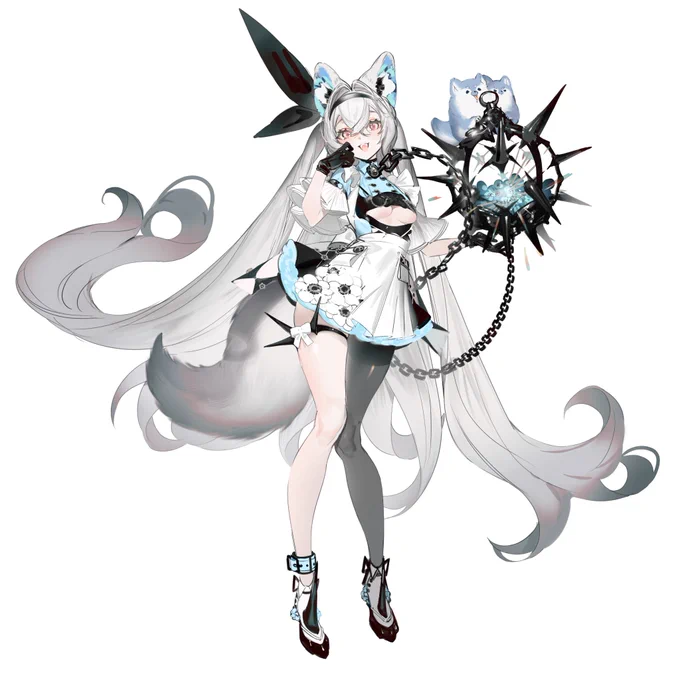 看板娘OCケルモネの旧デザインなのでデザインも自分好みに成長できてきてるなぁと思う