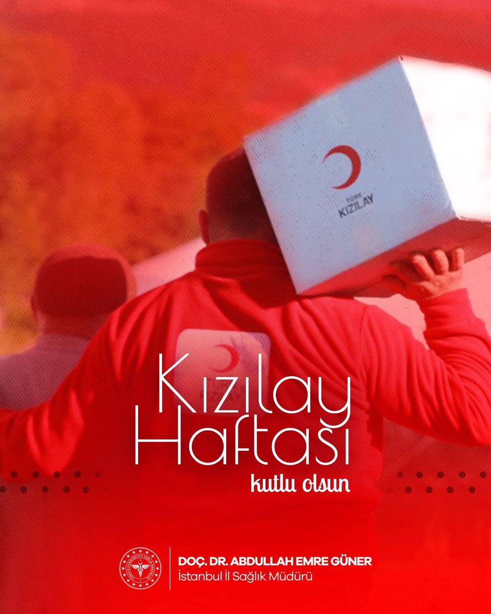 📌29 Ekim-4 Kasım #Kızılay Haftası 

İnsanlık adına özveriyle görev yapan tüm Kızılay çalışanlarını ve gönüllülerini yürekten kutluyor, teşekkürlerimi sunuyorum.