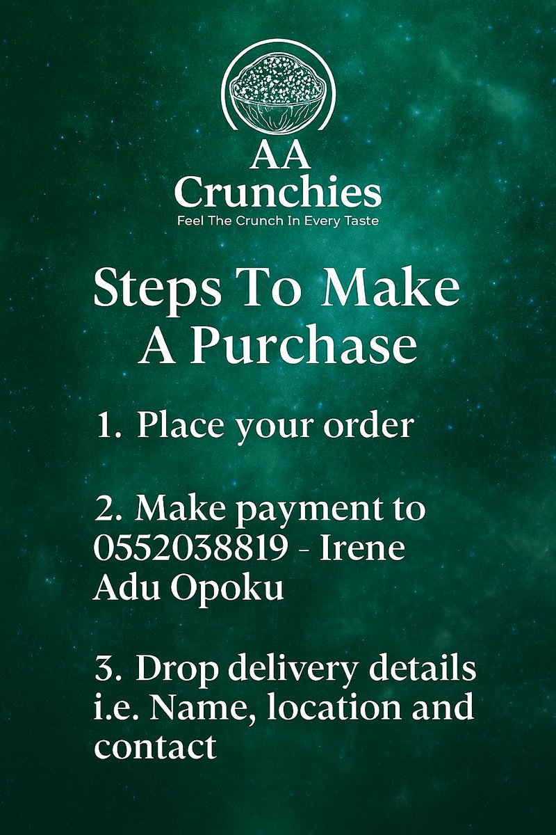 Good morning fam. Please today by 6pm I won’t be taking any more orders🙏🏽❤️.