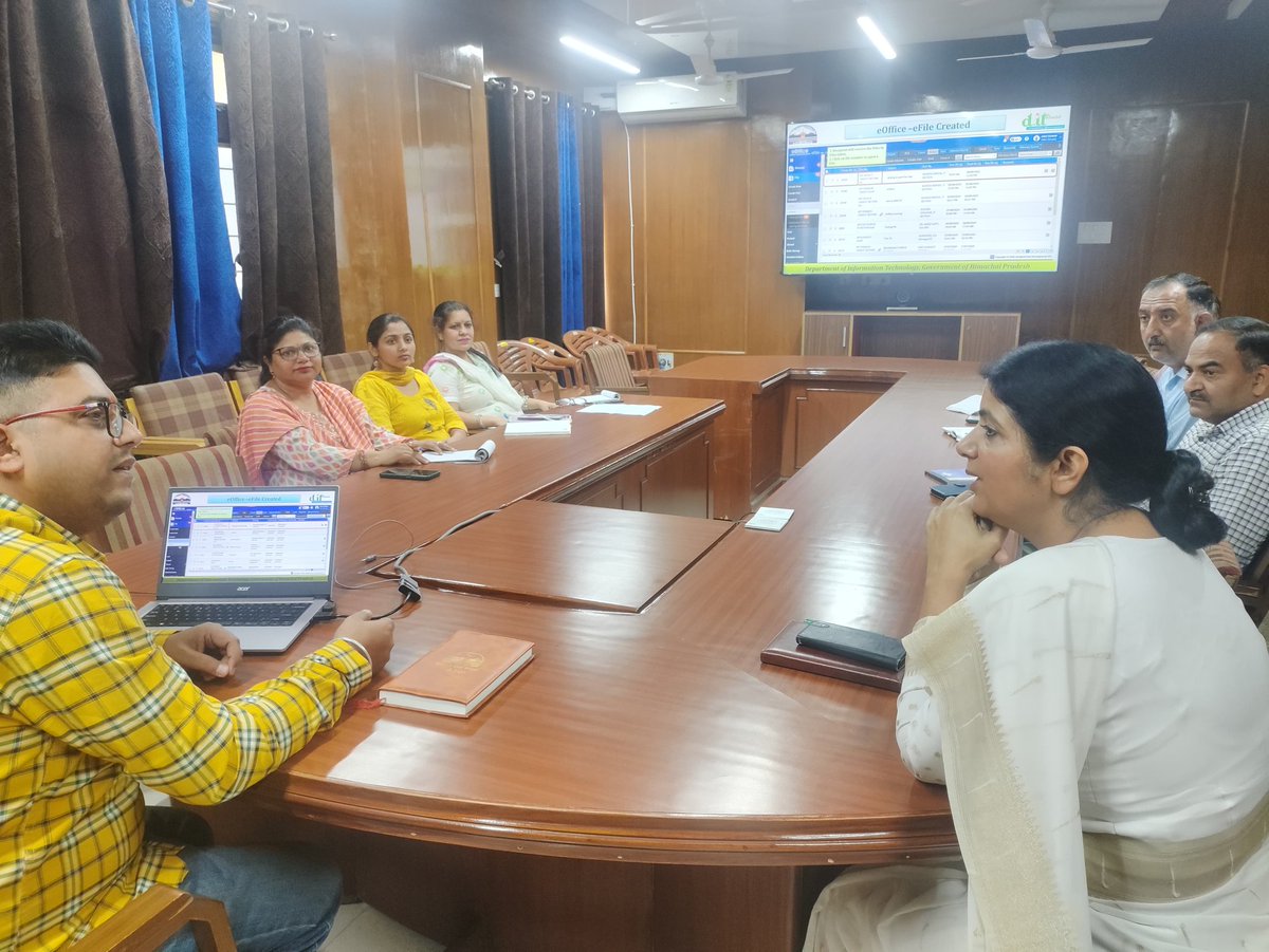 The eOffice training was successfully conducted for the staff of the Department of Ayurveda, Una, on 28th October 2025.<a href="/drnipunjindal/">Nipun Jindal</a>