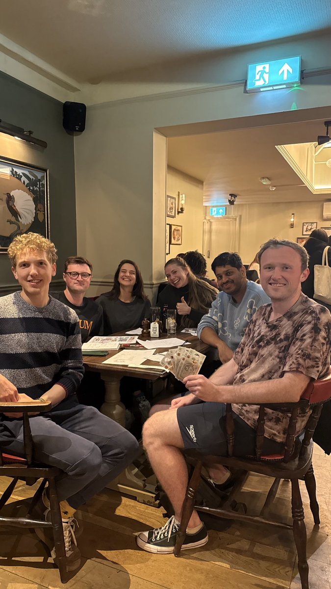 CobornE3's tweet image. Winners all around at The Coborn this weekend! 🥇 £50 for our quiz champs and £140 rollover for our lucky coin finders 🍀💰
Pub quiz nights are heating up this autumn — grab your mates &amp;amp; book ahead to claim your table! 🧠🍻

📆🕖Every Sunday @ 7pm

#SundayPubQuiz #EastLondon