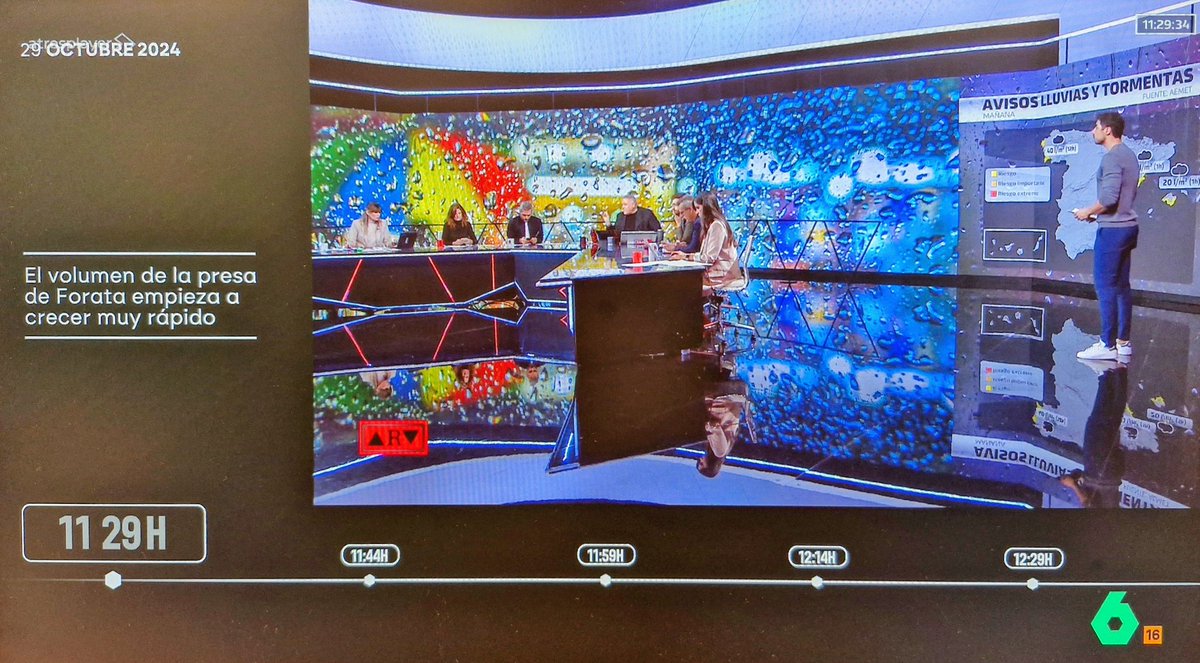 Hoy en <a href="/DebatAlRojoVivo/">AlRojoVivo</a> y <a href="/laSextaTV/">laSexta</a> vamos a ir recordando en directo, minuto a minuto, lo que sucedía en Valencia el 29 de octubre de 2024. #Dana