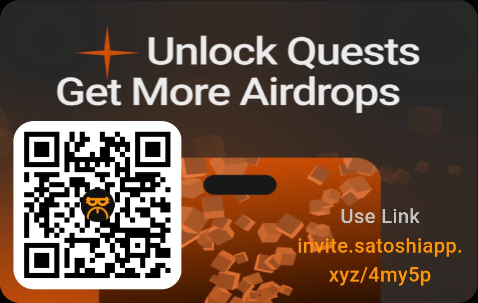 lildemon2108's tweet photo. https://t.co/Dhxw8U0C4k 
Join me on Satoshi App, trusted by 16M+ users. Earn free tokens from top web3 projects. It's quick and easy to sign up. Let's grow our crypto portfolios together! https://t.co/hHiy0EVABh