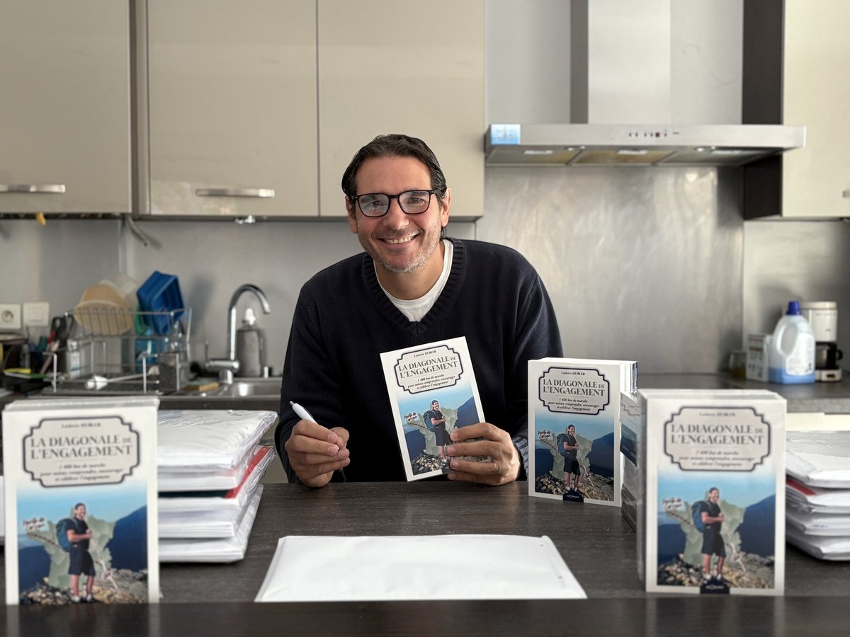 C’est parti pour les premiers envois des premières commandes de mon nouveau livre « La diagonale de l’engagement ».