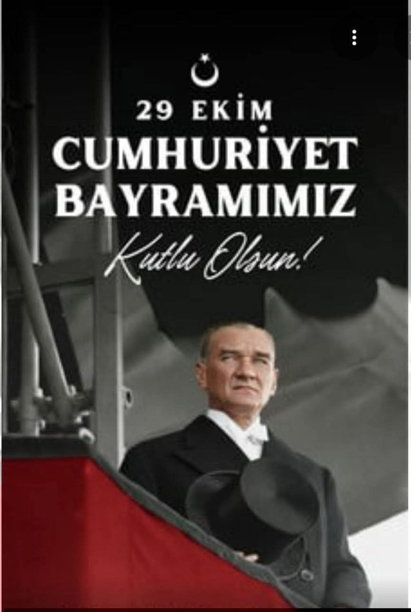Cumhuriyetimizin 102.yılı kutlu olsun.Ulu Önder Gazi Mustafa Kemal Atatürk ve silah arkadaşlarına saygı, minnet ve şükranla 🇹🇷🇹🇷🇹🇷