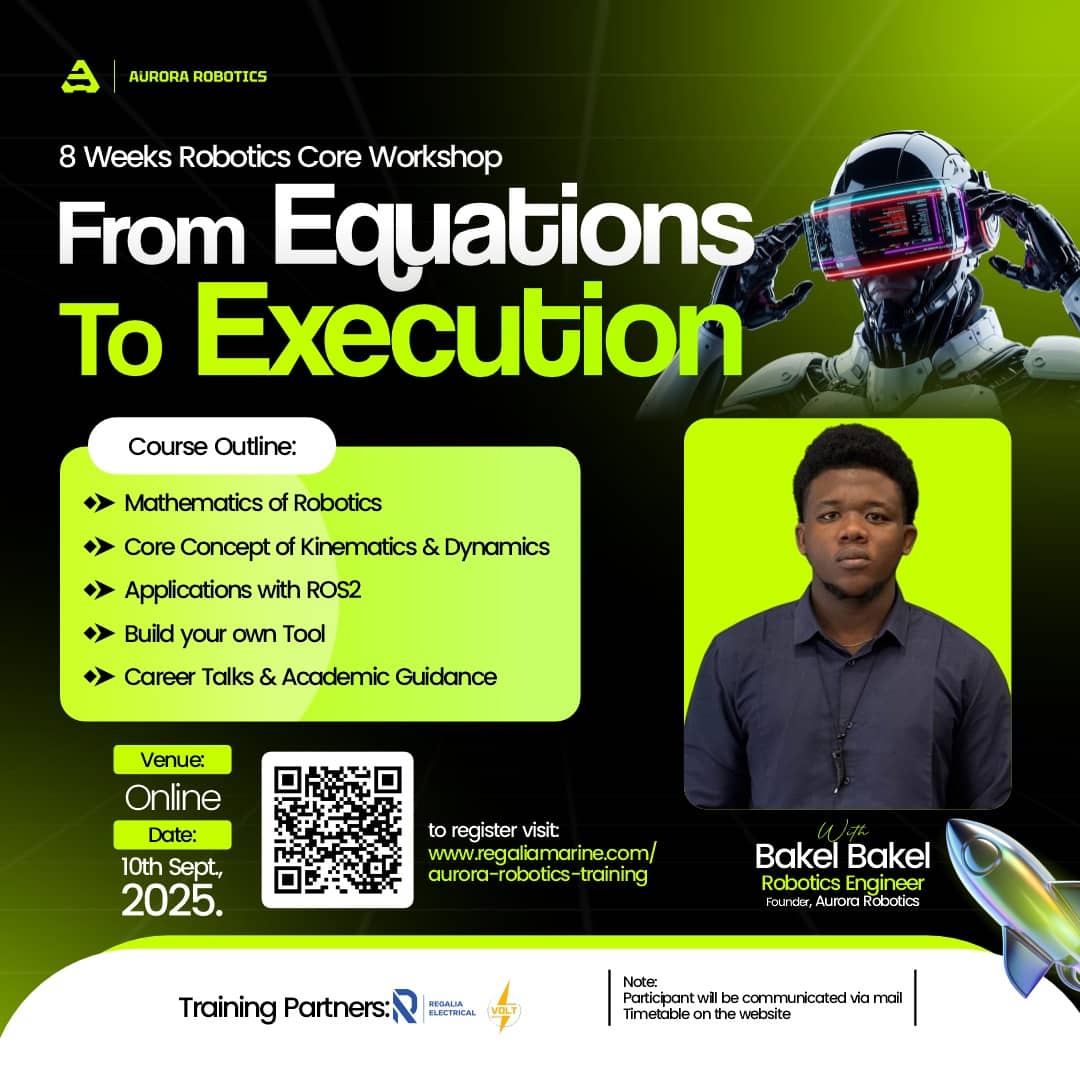 aurora_robots's tweet image. Gearing up for our workshop&apos;s intermediary phase! 🚀

Here&apos;s the plan to wrap up this first chapter:

🗓️ Oct 31: Robotics Control
🗓️ Nov 1: Control Debug Session
🗓️ Nov 6: AI in Robotics
🗓️ Nov 8: End of the Beginning 

   #AuroraRobotics #STEM #Robotics #AI #EdTech