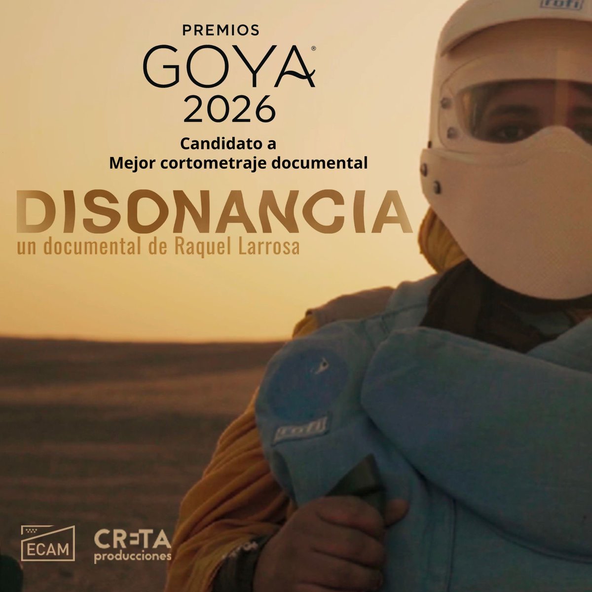 Entramos en la carrera para los #goya2026 <a href="/Academiadecine/">Academia de Cine</a>