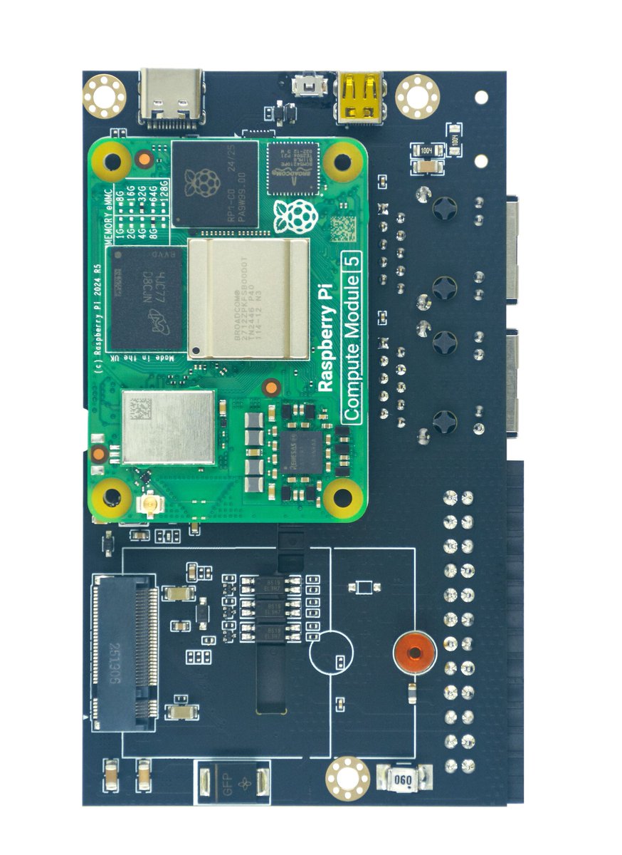 Open_Embed's tweet image. The EdgeBox-RPI5,a RaspberryPi CM5 based industrial/IoT controller. 
-CM5
-Dual Gigabit Ethernet 
-6 DI&amp;amp;6 DO at 24V 
-Optional 4G/LTE with sim card
-RS485 isolated+RS232
-9V to 36V PWR 
-Full aluminum enclosure
 #IndustrialIOT #INDUSTRY #AUTOMATION  #EdgeComputing #IOT #plc