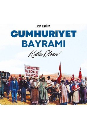 “Ey yükselen yeni nesil! İstikbal sizindir. Cumhuriyeti biz kurduk, onu yaşatacak sizlersiniz.” – Mustafa Kemal Atatürk

🇹🇷 29 Ekim Cumhuriyet Bayramımız kutlu olsun! Gazi Mustafa Kemal Atatürk ve silah arkadaşlarını saygı, sevgi ve minnetle anıyorum. Nice 102 yıllara... #29Ekim