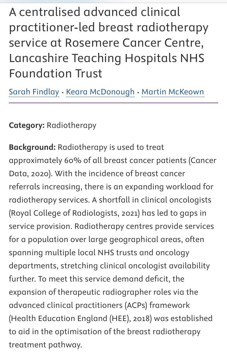 Shortage of Clinical Oncologists? 

Let the radiographers have a go . 

Just like <a href="/rcpsych/">Royal College of Psychiatrists</a> did with psychiatrists 

When #innovation compromises Pt safety it’s time for Royal Colleges to say NO ! 

Not to write documents and lobby for laws to endorse reducing standards