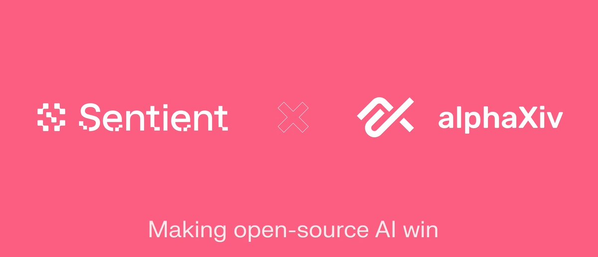 MarinezSam's tweet image. GM, Legends
Did you see the news about @SentientAGI  and @askalphaxiv ?
This collab is a huge deal for open source AI  here’s why 

1️⃣ Accelerating open research 
ideas move from papers to real experiments and code faster than ever
2️⃣ Bridge between researchers and builders…