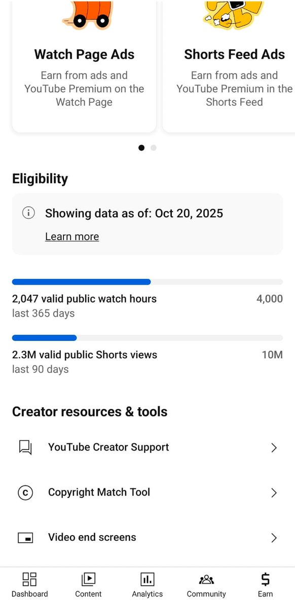 HelperVikash's tweet photo. Hey @YouTubeIndia @YouTube I have got 4,935,335 Lakh Views in the last 90 days, but only 2.3M Views are showing in the Earn Tab, and I am not able to find any Monetization Tool. Please solve this problem 🙏 Channel Link - https://t.co/5srvsGww3a https://t.co/PnfGNzKJwV