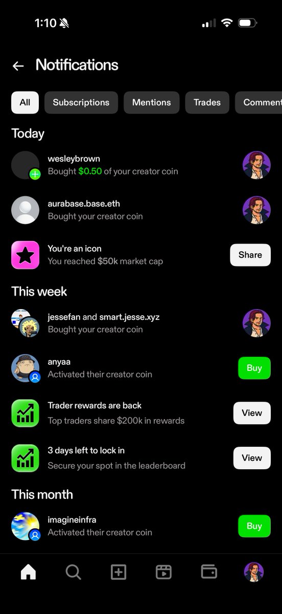 gm everyone

you guys know what happened yesterday?

i posted about <a href="/EthereumPhone/">ethOS</a> on the <a href="/baseapp/">Base App</a> and <a href="/jessepollak/">jesse.base.eth</a> followed me and even bought some of my creator coins! all of this happened just because i posted something good on the base app. love how he’s pulling off