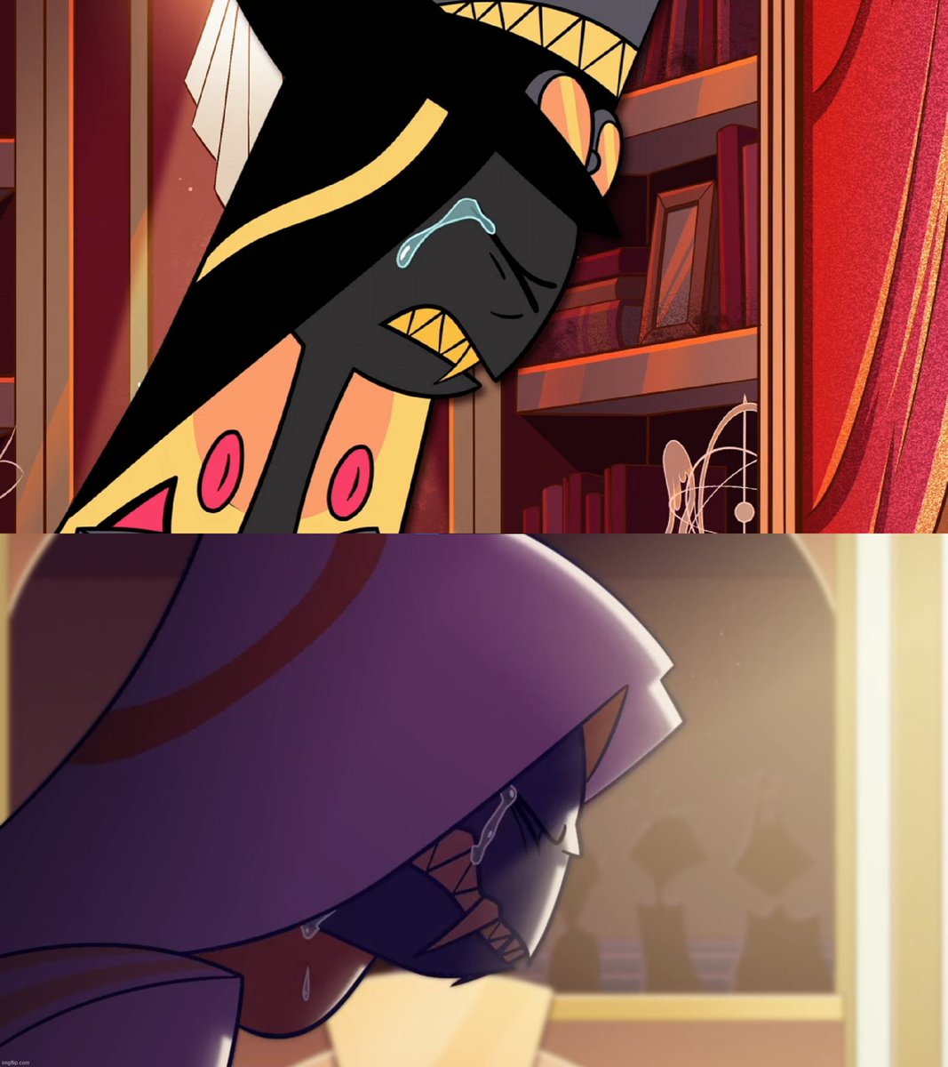 _Choco_torta's tweet photo. Whether sinner or winner, his tears will always hurt me 💔
#HazbinHotel #Hellaverse #SirPentious https://t.co/GqJv1c1nxK