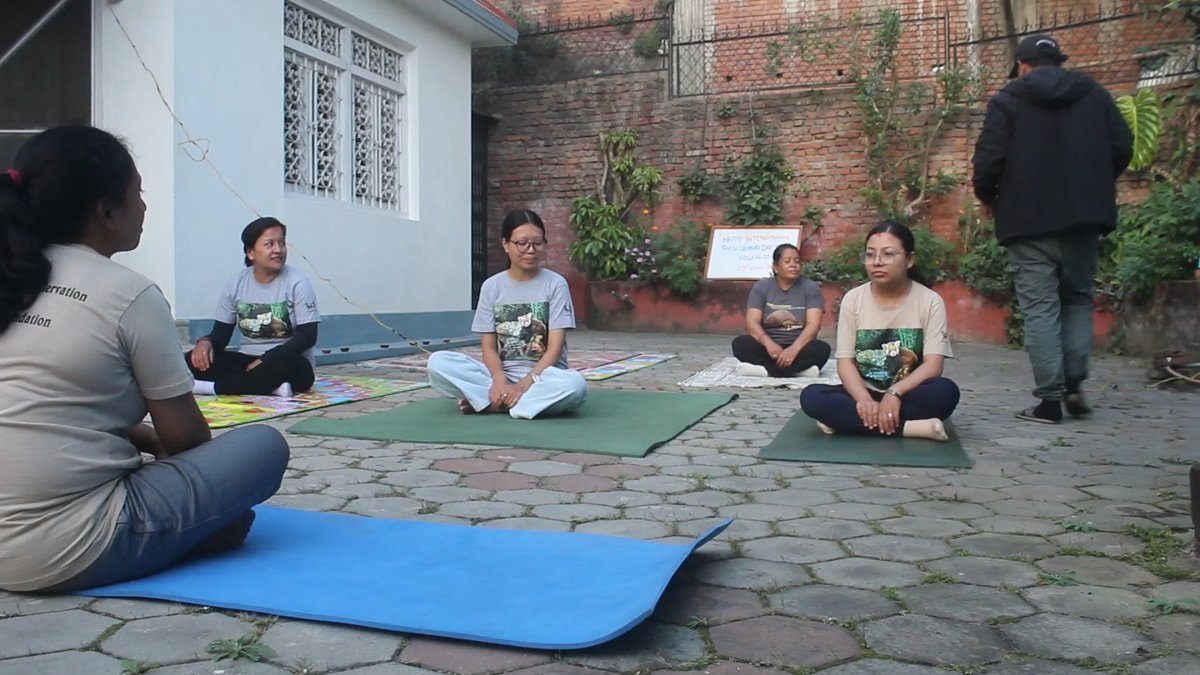 smcrf's tweet photo. SMCRF in collaboration with @snowleopards marked the day October 23, under the inspiring theme-
🧘♀️ “Strengthening Snow Leopard Conservation -Strengthening Our Mind and Body with Yoga.”💚🐾❄️
#23for23 #SnowLeopardDay #yogaforconservation #smcrf #snowleopardtrust #mindbodynature https://t.co/WSXr0I75ep