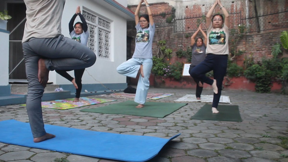 smcrf's tweet photo. SMCRF in collaboration with @snowleopards marked the day October 23, under the inspiring theme-
🧘♀️ “Strengthening Snow Leopard Conservation -Strengthening Our Mind and Body with Yoga.”💚🐾❄️
#23for23 #SnowLeopardDay #yogaforconservation #smcrf #snowleopardtrust #mindbodynature https://t.co/WSXr0I75ep