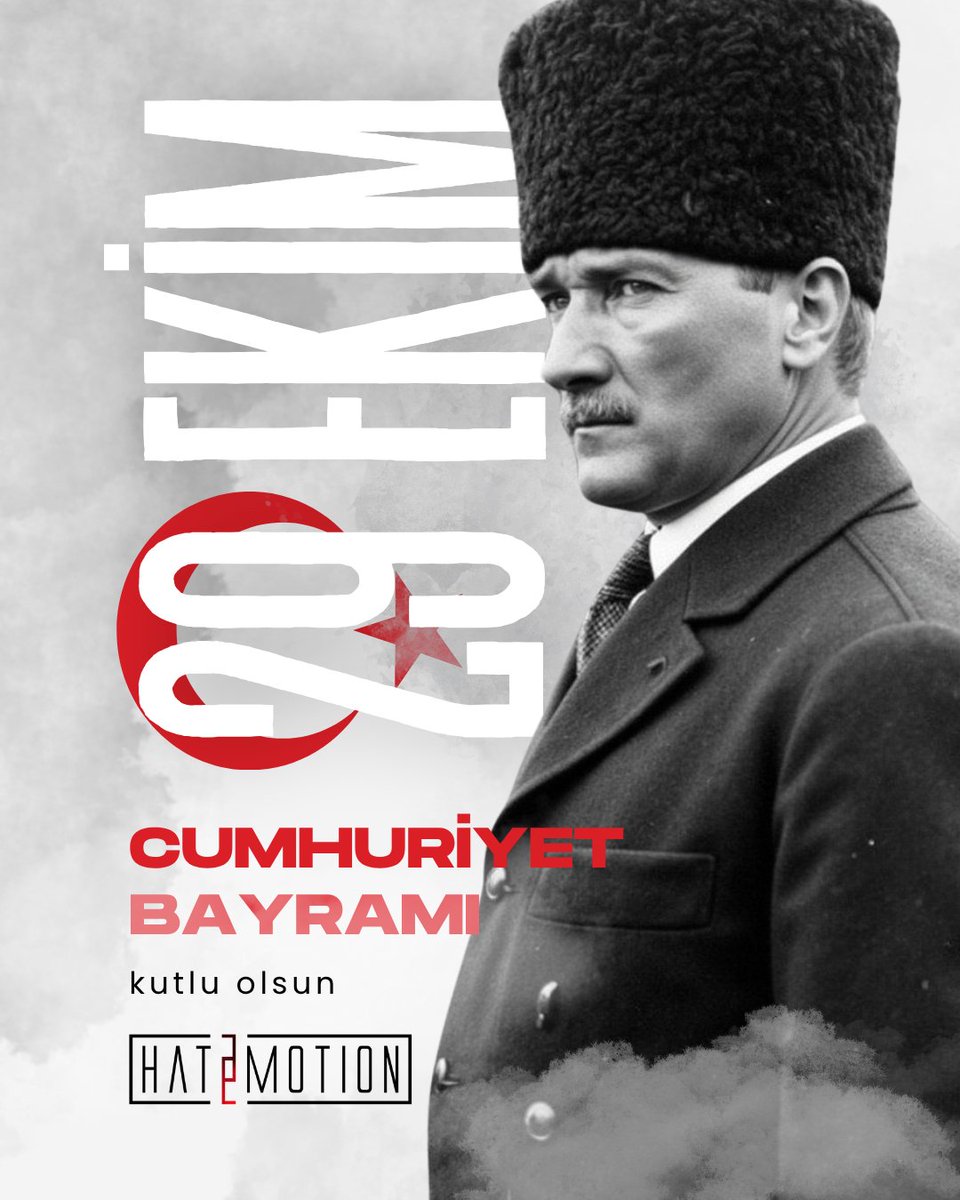 Atatürk’ün izinde, cumhuriyetin ışığında aydınlık yarınlara 🇹🇷