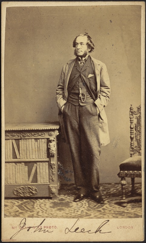 DOTD - 29/10/1864 - John Leech, illustrator of 'A Christmas Carol' and the other Christmas books.