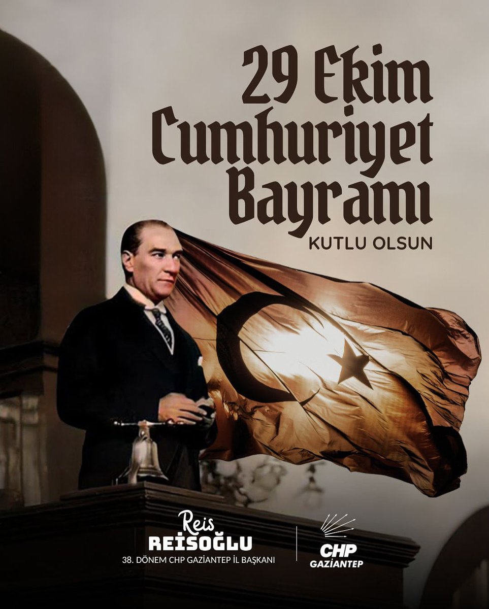 Cumhuriyet, bu topraklarda her gün yeniden doğan umudun, eşitliğin ve özgürlüğün adı, kimsesizlerin kimsesidir.

102 yıldır her adımda yeniden filizlenen bu miras, bizlere Cumhuriyetimizin kurucusu Gazi Mustafa Kemal Atatürk’ün en büyük emanetidir.

İlelebet sahip çıkacak,