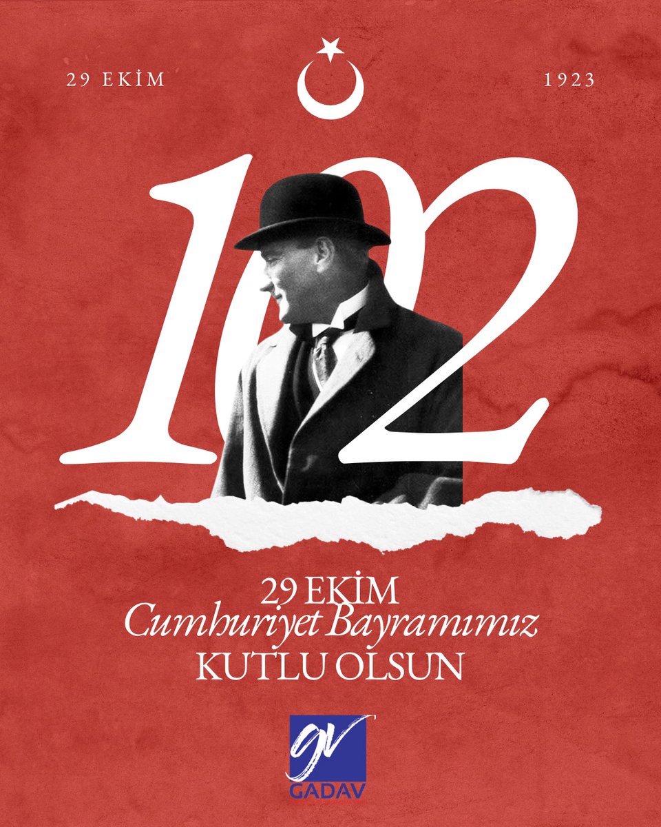 🇹🇷 Cumhuriyetimizin 102. Yılı Kutlu Olsun

102 yıldır özgürlüğün, eşitliğin ve umudun ışığında yürüyoruz.

Başta Gazi Mustafa Kemal Atatürk olmak üzere Cumhuriyetimizi bizlere armağan eden tüm kurucu kuşakları saygı, minnet ve özlemle anıyoruz.

Yaşasın Cumhuriyet!