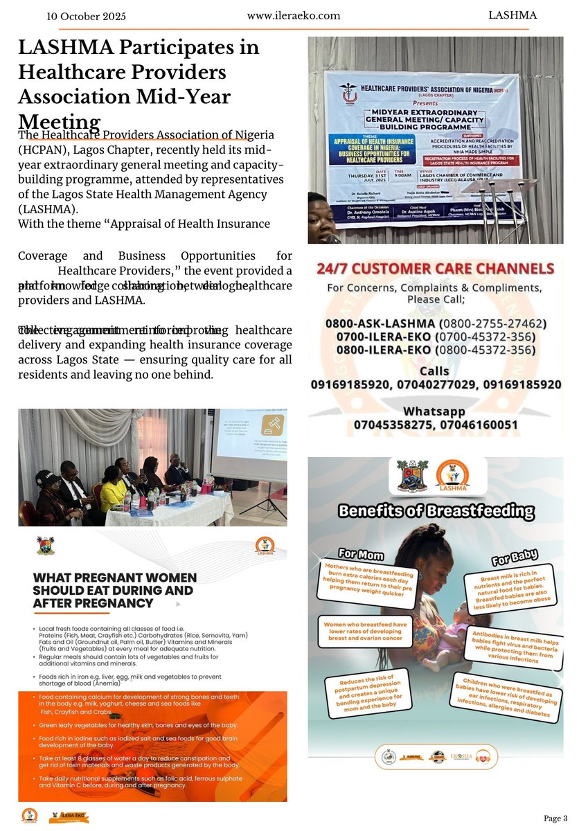 LagHealthScheme's tweet image. Our Q3 Newsletter is out , filled with the latest information you need. Stay informed with:

ILERA N’TIWA Cooperative

Crucial Policy Updates

The most current pharmacy lists

ILERA EKO radio programmes 

And much more!

… leaving no one behind 

#ileraeko #lashma