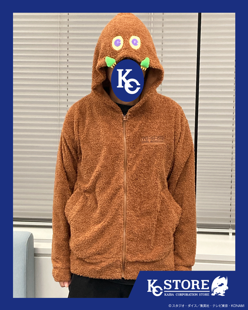 遊戯王　クリボーもこもこパーカー　Lサイズ　KC STORE限定品　新品未開封 🧶これからの季節に🧶 11/15（土）～アニメイトフェアに合わせた新商品