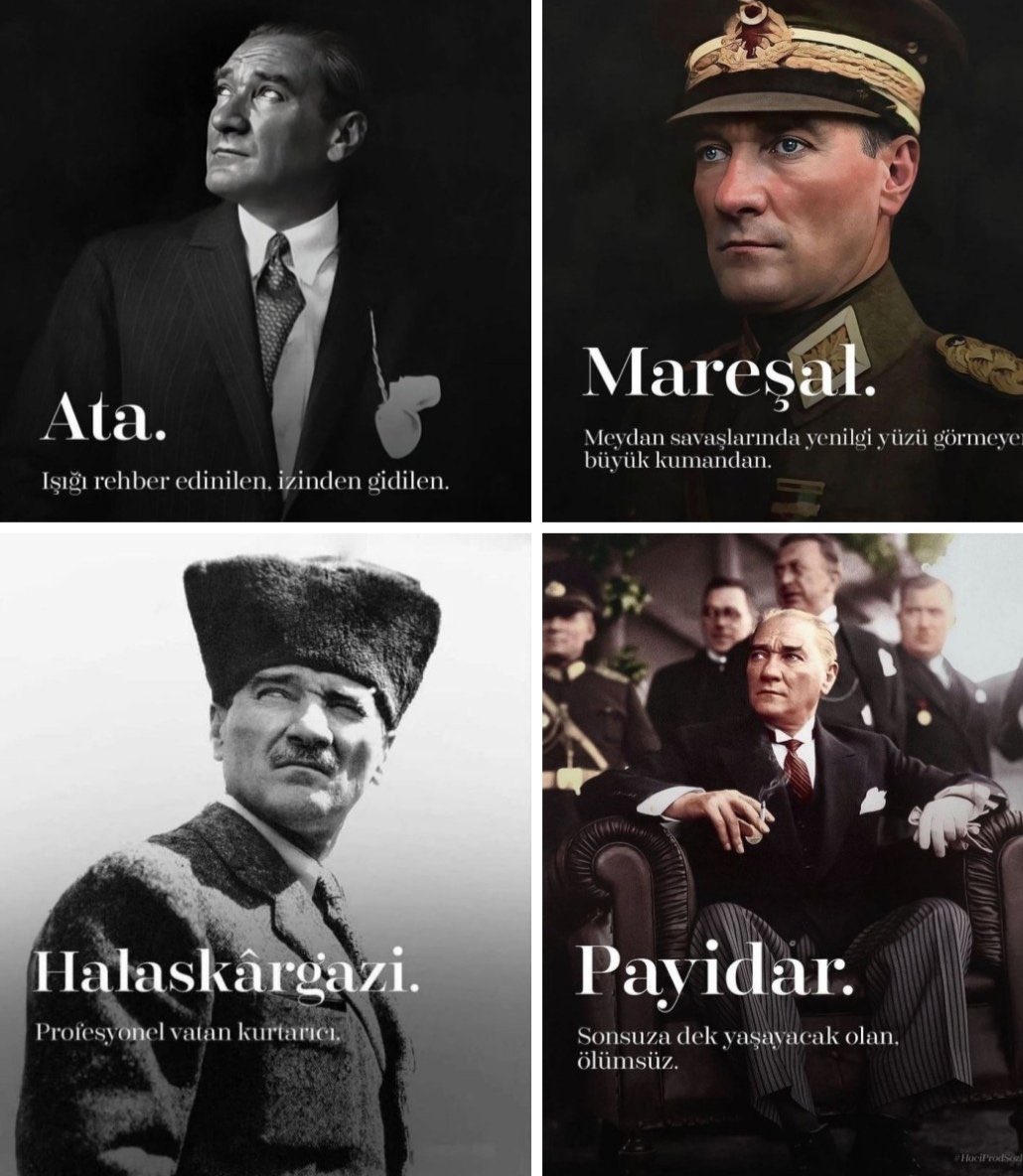 O’nun en büyük eseri: Cumhuriyet.
Bizlere düşen görev: Sonsuza kadar yaşatmak! 🇹🇷
#MustafaKemalAtatürk #CumhuriyetBayramıKutluOlsun